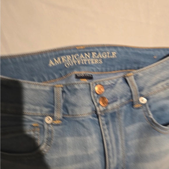 American Eagle Light Blue Women's Jeans - Picture 3 of 4